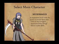 Character selection screen