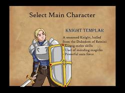 Character selection screen