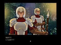 Hand-drawn cutscene